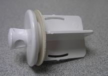 Sink - Stopper - White - Fluted - For 1303