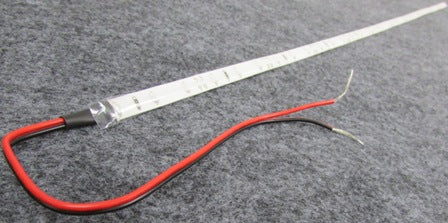 Light - LED - Striplight - 22" - Blue w/White PCB - 12" Wire Leads - UL Listed