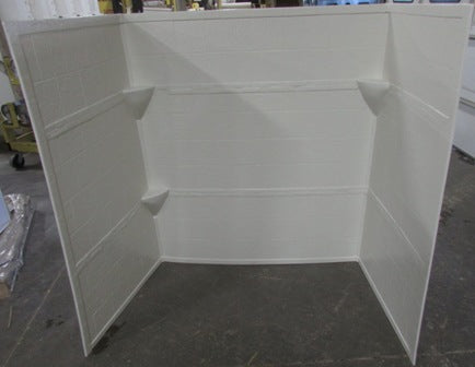 Shower - Surround - 50" x 57" - Tile Wall - Parchment