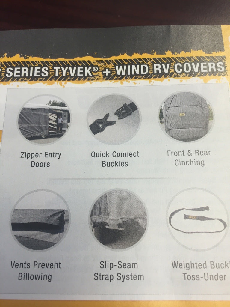 Travel Trailer Cover - All Climate - fits 31'7" to 34'