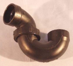 Fitting - ABS - P-Trap w/Union - 1 1/2" - HxH (for washer)