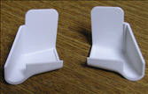 Caps - Rain Gutter Caps - Left and Right - Polar White