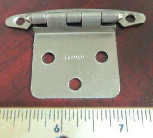 Hinge - Non Self Closing - Nickel