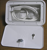 Shower - Key Lock - Exterior Wash Down Kit - White