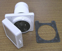 Recept - 125/250V - 50A - Inlet - Marinco - White