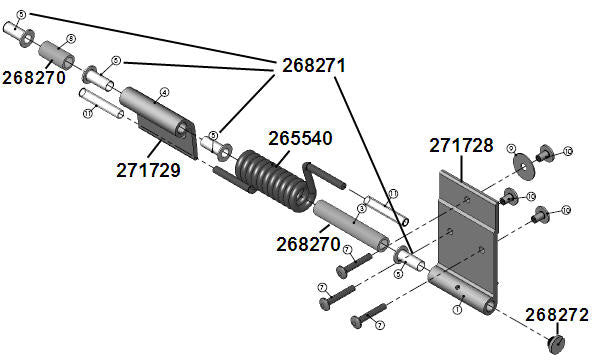 Garage - Spring Only - Rear Ramp Door