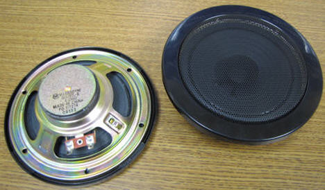 Radio - Speaker - 5 1/4" Dual Cone - w/Black Grill