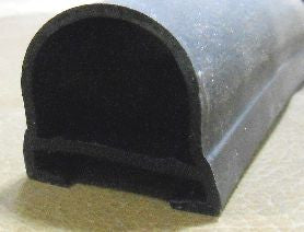 Seal - Co-Extruded - Bulb Seal - Slide On - TPE - Black