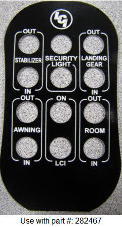 Mechanism - Transmitter Overlay - 2 Function - Wireless Remote