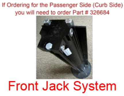 Jack - Landing Gear - Leg Cylinder - LH - Hydraulic -  2 1/2" - 14K - w/Foot Pad - 6 Mounting Holes - After 6/20