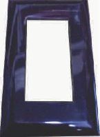 Plate - Switch - 1 Gang - Snap On - SCD - Black