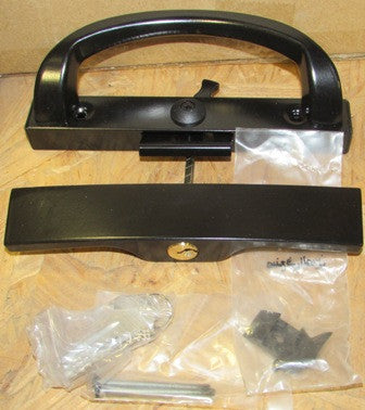 Door - Lock Set Only/Handle Assy - Ext - Black - For 7500 Series Patio Door - Kinro/LCI