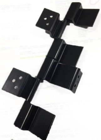 Entrance - Door - Hinge Assembly - 6 Leaf - Black