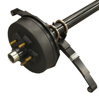 Axle - 3500# - Straight - Overslung - 86.5" Hub Face - LCI35-SB-86.5-68.5-NOSP-OS-L-545-7242-18PT