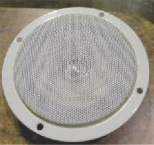 Radio - Speaker/Grill - 5" - Dual Cone - Slimline - White