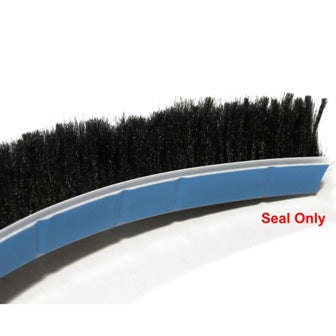 Screen - Door - Brush Seal Only - 1/2" x 1" - w/Adhesive - F/Screen Dr Btm - 3' SECTION