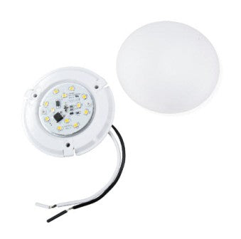 Light - LED - 3" Puck - 12-Chip - Surface Mount - 12V - Round - White Lens