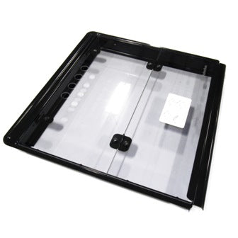 Range - Cover - Glass - Flush - Bi-Fold - w/Front Black Trim