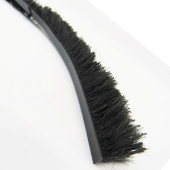 Entrance - Door Seal - Brush Sweep - .187 x .750 - For Screen Door - Black