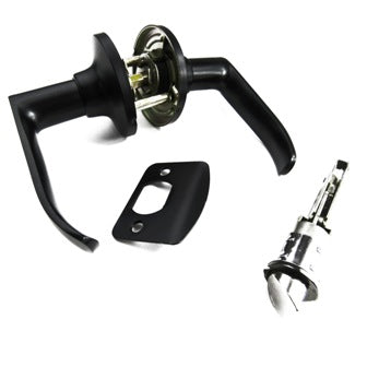 Door - Passage - Lever Lockset - Matte Black - Non Painted