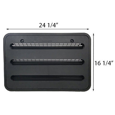 Refrigerator - Sidewall Vent - Double Door Models - Black - 2019 - Revised 5/10/19