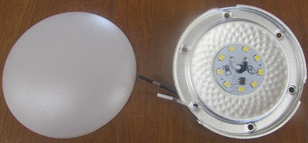 Light - Ceiling - Round - 3 1/2" - 12V - LED - Mushroom Light - Ultra Bright - Surface Mounted