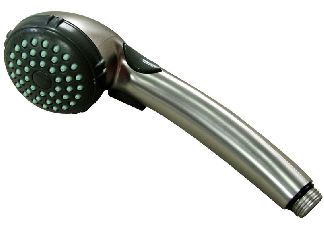 Shower - Head - Massage - w/ On-Off Switch - Satin Nickel