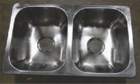 Sink - 27" x 16" x 7" - .22 Ga - No Hole - Stainless Steel