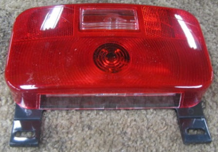 Light - Taillight - RV - w/Back-Up - Driver - w/Illuminator - Black Base