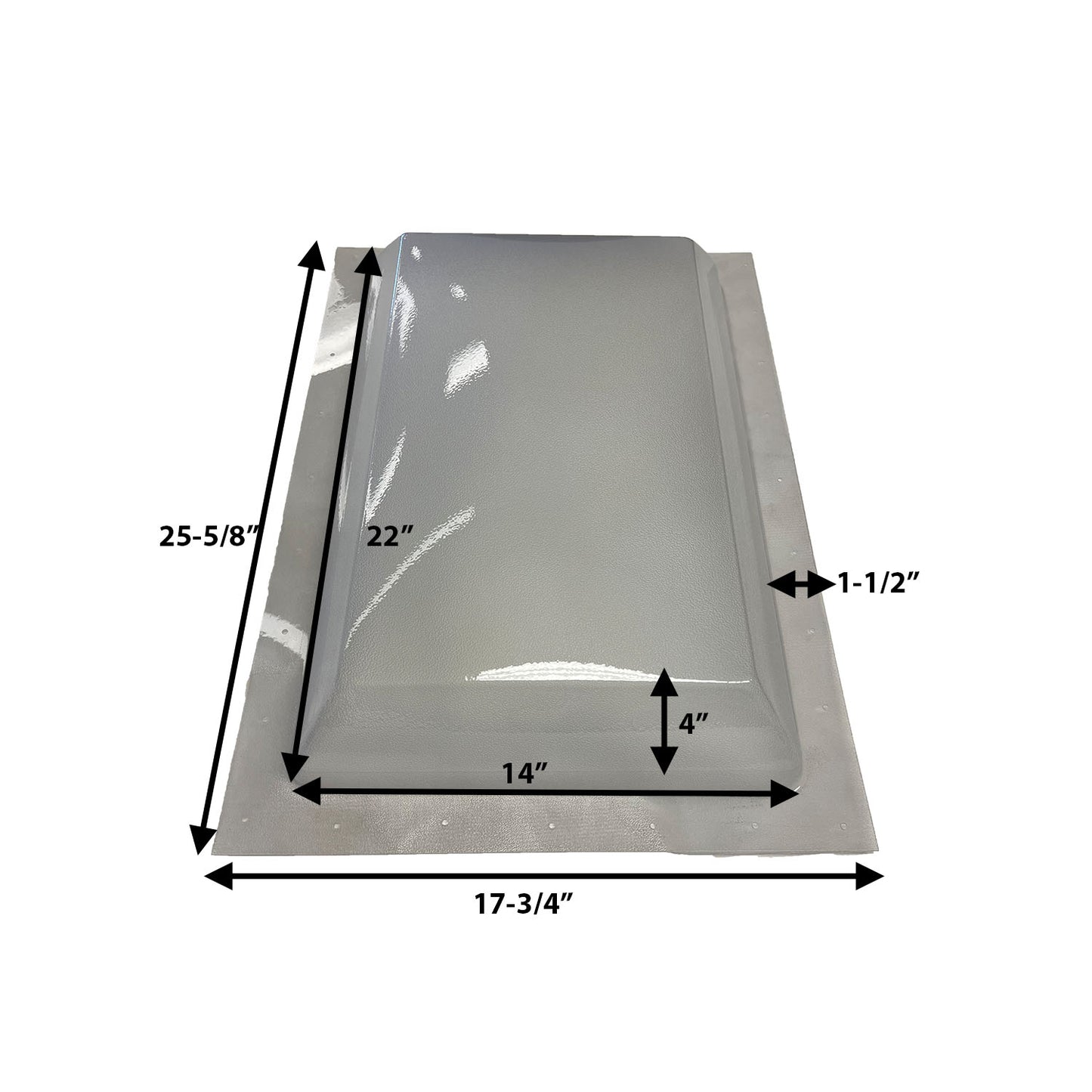 RV Outer Skylight - 14" x 22" Krackle